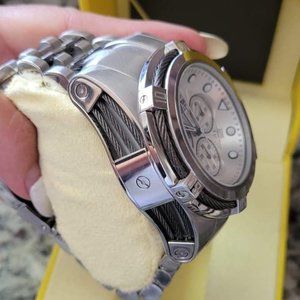 Invicta Bolt Men Watch Quartz Wrist Jewelry Stainless Steel Chronograph M#23909